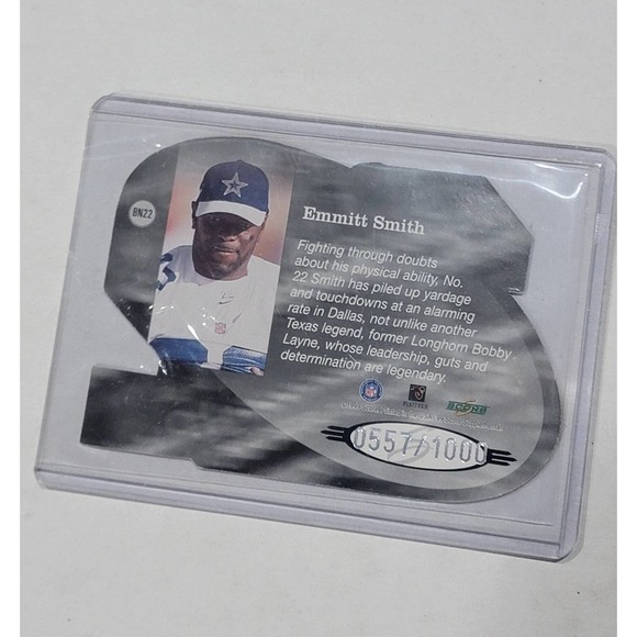Emmitt Smith 1999 Score Supplemental Behind The Numbers 0557/1000 #BN22 HOF - Picture 2 of 2